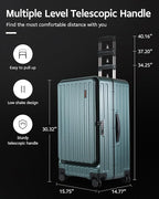 Checked Luggage, Large Suitcase 29 Inch Trunk Luggage - Image 9