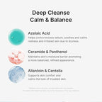 medicube Facial Cleanser Azelaic Acid Capsule Foam Cleanser | Soothing Daily Cleansing Foam For Troubled Skin & Excess Sebum Control | Uneven Skin with Niacinamide, Glycerin | Korean Skincare, 4.23 oz