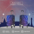 Explore Land Travel Luggage Cover Suitcase Protector Fits 18-22 Inch Case - Image 2