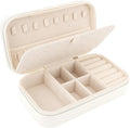 DesignSter Travel Jewelry Box, PU Leather Portable Jewelry Case, Small Jewelry by DesignSter
