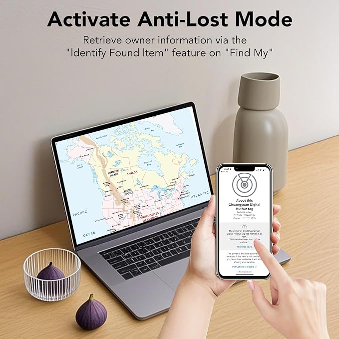 Bluetooth Tracker-Tag for Apple Find My, GPS Tracker - Image 5