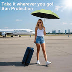 BAODINI Small UV Protection Travel Umbrella Compact - Image 5
