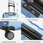 KROSER Hardside Expandable Carry On Luggage - Image 4