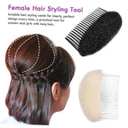 FRCOLOR 18pcs Sponge Hair Shaper Comb for Women Styling Tools Appliances Braids Hair Accessories Bun Maker Tool