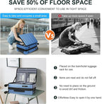 KROSER Carry On Luggage with Spinner Wheels & Built-in TSA Lock, Expandable Top - Image 6