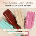 Bounce Curl Define EdgeLift Brush, 5-in-1 Tool for Effortlessly Defined Curls, Waves & Coils, Reduces Frizz - Teal