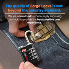 Forge Dual-Opening: Key or Combination Access Lock, TSA Approved Locks - Image 7