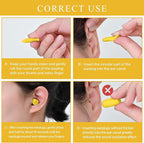 30Pair Soft Foam EarPlugs, 32dB Disposable Sound Blocking Noise Cancelling Ear - Image 2