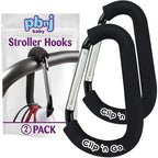 Stroller Hooks for Hanging Diaper Bags by PBnJbaby