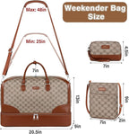 Weekender Bag for Women, Travel Duffel Bag Carry On Overnight Bag - Image 8
