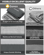 Compression Packing Cubes, Gonex Extensible Storage Mesh Bags Organizers - Image 6