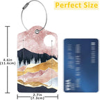 2 Pack Golden Mountains Luggage Tag - Image 2
