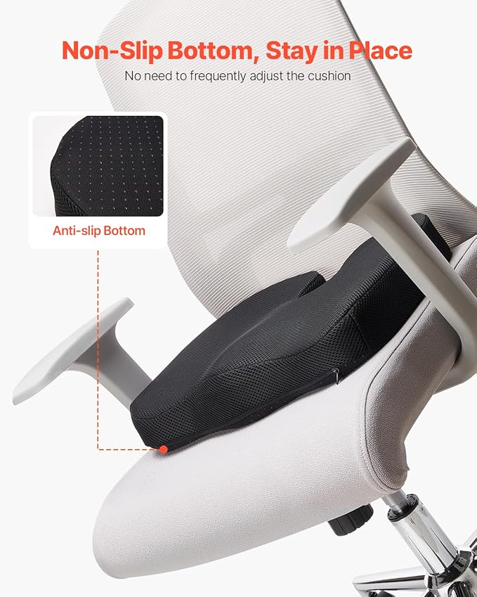 VEVOR Seat Cushion, Memory Foam Seat Chair Cushion - Image 5