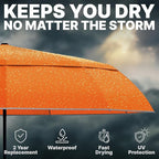 Royal Walk Windproof Folding Travel Umbrella Compact and Strong Luxurious Real - Image 7