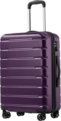 Coolife Luggage Suitcase Carry-on Spinner TSA Lock USB Port Expandable by COOLIFE