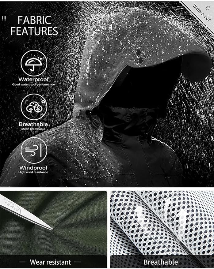 iCreek Rain Suit Waterproof Jacket - Image 3