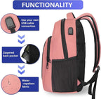 LARIPOP Travel Laptop Backpack, 15.6 Inch Business Laptop backpack - Image 3