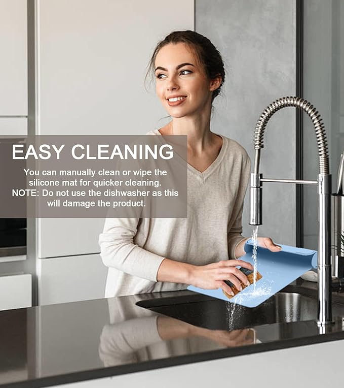 Utensil Box, Tableware Silicone Portable Box Silverware mat, Suitable - Image 5