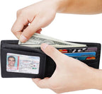 Wallet for Men-Genuine Leather RFID Blocking Bifold Stylish Wallet - Image 6