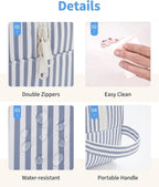 Narwey Clear Toiletry Bags for Traveling Women Men, Make Up Organizer, Skincare - Image 5