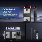 Mens Business Card Holder, Slim Card Wallet - Image 3