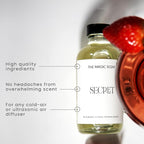 The Magic Scent Secret Diffuser Oil - Hotel & Home Luxury Scents - Diffuser Oil Scents for Home Designed for Use in All Diffusers - 16.5 fl oz, 500 mL