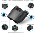 12x25 Compact Binoculars for Adults & Kids, High Powered Lightweight Waterproof - Image 3