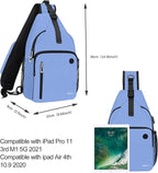 MOSISO Sling Backpack Bag, Crossbody Shoulder Bag Travel Hiking Daypack Chest - Image 5