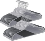 SONGMICS Clothes Hangers, Space-Saving, Light Gray and Dark Gray UCRF50G by SONGMICSbySONGMICSHOME