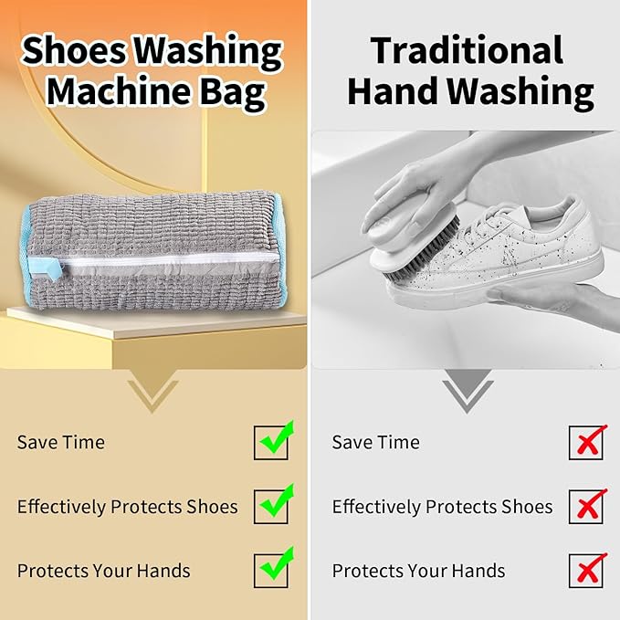 Shoe Washing Machine Bag, Shoe Laundry Bag - Image 6