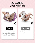 BAGSMART Toiletry Bag Hanging Travel Makeup Organizer - Image 4