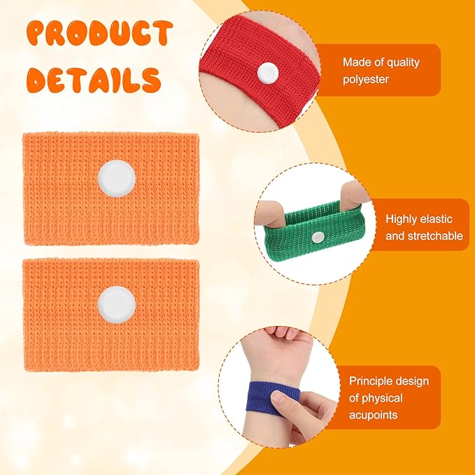 Cindeer 40 Pieces Motion Sickness Bands - Image 3