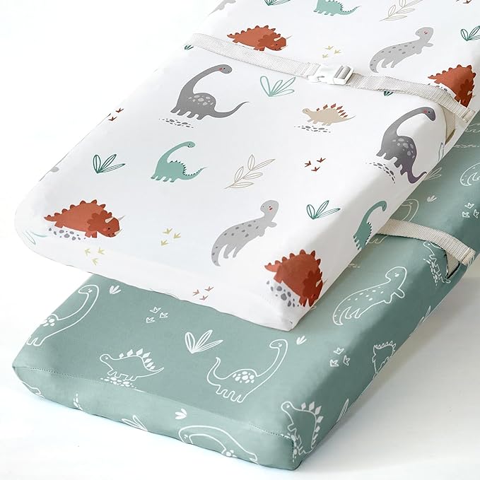 BROLEX Changing Pad Covers for Baby: Boy Girls Ultra Stretchy Soft 2 Pack by BROLEX