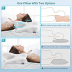 DONAMA Cervical Pillow for Neck and Shoulder, Contour Memory Foam Pillow - Image 4