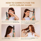 5 in 1 Blow Dryer Brush, Upgrade Hair Dryer Brush Set Negative Ion Air Styler Curling Wrap Air Curler, Hot Air Brush Curling Iron Hair Styling Tools As A Gift for Straight/Curl/Dry/Smooth