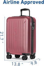 KYME Suitcase Hardshell With Double Spinner Wheels, PC+ABS TSA Lock Travel - Image 5