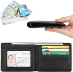 Wallet for Men-Genuine Leather RFID Blocking Bifold Stylish Wallet - Image 2