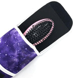 Wanty Hair Straighteners Case with Fastener - Neoprene Curling Iron Holder Flat Iron Curling Wand Travel Cover Case Bag PouchShield Curling Iron Cover - Flat Iron Travel Pouch (Purple Sky)