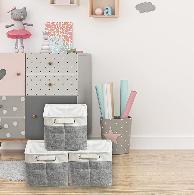 Simple Houseware 14.4" x 10" Fabric Storage Bin - Image 5