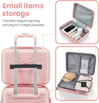 Campfun Luggage 4 Piece Sets, Expandable Carry On Luggage Set Hardshell PP - Image 4