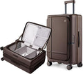 NINETYGO Medium Checked Luggage 25 Inch, Flat Top Opening Checking In Luggage by NINETYGO