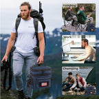 ATRIPACK Lunch Bag for Men, Double Deck Tactical Lunch Box Work - Image 2