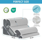 4PCS Bed Wedge Pillow for Headboard, Adjustable Wedge Pillow for Sleep Apnea - Image 4
