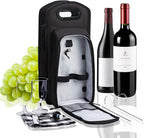 ALLCAMP 6 Piece Wine Travel Bag and Insulated Wine Carrier Tote Carrying Cooler - Image 6