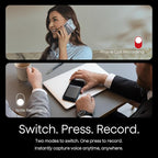 AI Voice Recorder, Note Voice Recorder w/Case, App Control, Transcribe & - Image 5