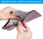 Passport Holder Cover Wallet Travel Essentials RFID Blocking Leather Card Case - Image 3