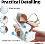 Shoe Slots Organizer, 50% Space-Saving Storage Rack Holder - Image 5