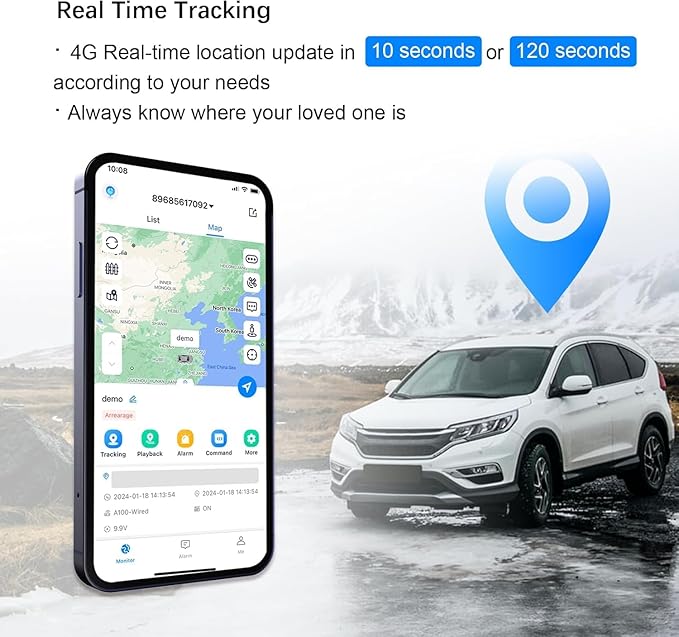 GPS Tracker for Vehicles Cars Long Battery Life to 90 Days, Strong Magnet - Image 5