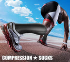 CHARMKING Compression Socks for Women & Men Circulation 15-20 mmHg is Best - Image 3