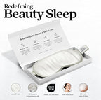 Pure Silk Sleep Mask Light Blocking Travel Essentials. Eye Masks - Image 2